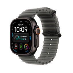 Apple Watch (Applе, Ultra 4, 49mm, титан черный, Ocean полупрозрачный чёрный) купить в Уфе