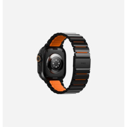 Ремешок Uniq для Apple Watch 42/44/45mm OSTA Steel Strap with Self-Adjustable Links черный фото купить уфа
