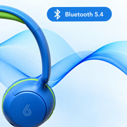 Беспроводные наушники Blupebble Bounce 2in1 Kids Headphones Blue фото купить уфа