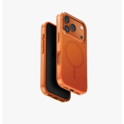 Накладка Uniq для iPhone 17 Pro Clario Volt Orange (MagSafe) фото купить уфа