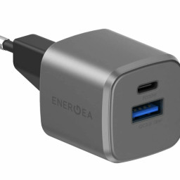 Сетевое зарядное устройство EnergEA Ampcharge GaN20 USB-C PD20+USB-A QC18 20W фото купить уфа