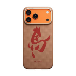 Накладка Pitaka для iPhone 17 Pro Ink Horse Painting Gold & Jade купить в Уфе