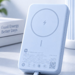 Внешний аккумулятор Mi Magnetic Power Bank With Cable USB-C 10000mAh 7.5W голубой фото купить уфа