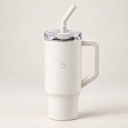 Термокружка Mijia Sippy Cup MJXGB01RM 1л бежевая фото купить уфа