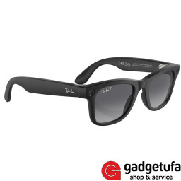 Умные очки Ray-Ban Smart Glasses Wayfarer RW4006 Matte Black/Polar Gradient Graphite фото купить уфа