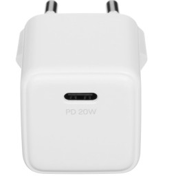 Сетевое зарядное устройство uBear Bridge Wall Charger 20w GaN USB-C белое фото купить уфа