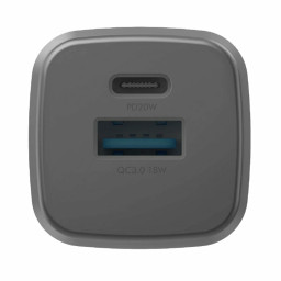 Сетевое зарядное устройство EnergEA Ampcharge GaN20 USB-C PD20+USB-A QC18 20W фото купить уфа