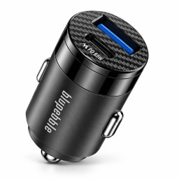 Автомобильное зарядное устройство Blupebble Mini PD Car Charger With USB-C Port 65W Black фото купить уфа