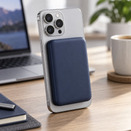 Внешний аккумулятор uBear Flow Magnetic Power bank 5000mAh PD20W тёмно-синий фото купить уфа