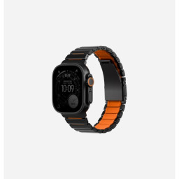 Ремешок Uniq для Apple Watch 42/44/45mm OSTA Steel Strap with Self-Adjustable Links черный фото купить уфа