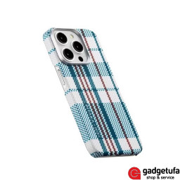 Накладка Pitaka MagEZ Case 4 для iPhone 15 Pro Max красно-бело-синий фото купить уфа