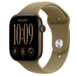 Apple Watch (Applе, Series 12, 46mm, тёмно-бронзовый, Sport Band оливковый цвет M/L) купить в Уфе