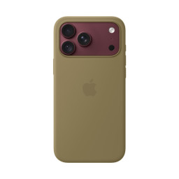 Накладка Apple Silicone Case MagSafe для iPhone 18 Pro Max Olive MK924 фото купить уфа