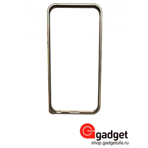 Бампер для iPhone 5/5s/SE ультратонкий металлический серебряный