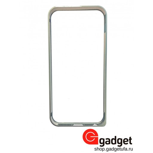 Бампер для iPhone 5/5s/SE ультратонкий металлический серый