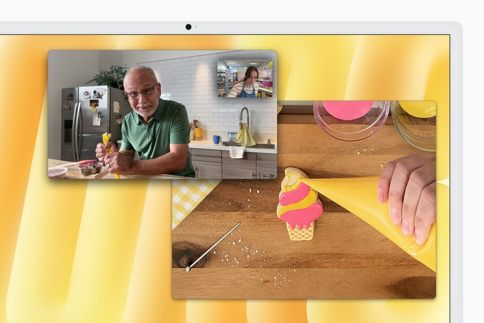Камера Center Stage и Desk View на iMac M6