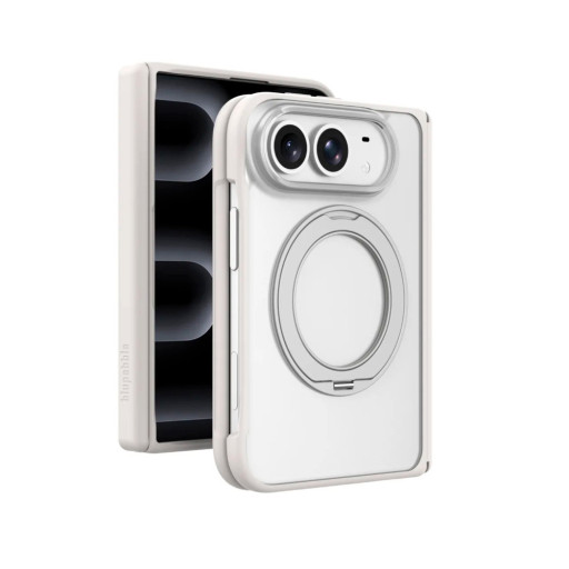 Накладка Blupebble для iPhone Duo RingFlex Case MagSafe White