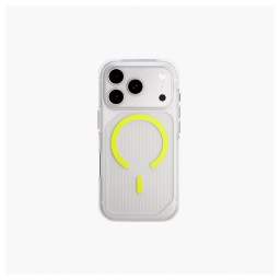 Накладка Uniq для iPhone 17 Pro Combat Active Frost Smoke/Orange (MagSafe) фото купить уфа
