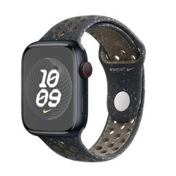 Часы Apple Watch Series 9 41 мм, Корпус из алюминия цвета «Тёмная ночь» спортивный Nike ремешок купить в Уфе