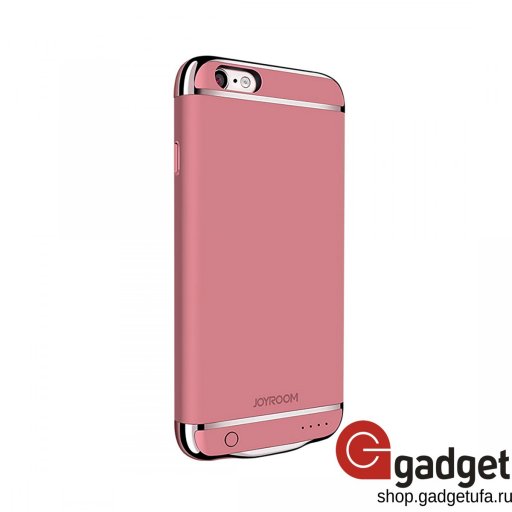 Чехол-аккумулятор JOYROOM для iPhone 6 Plus/6s Plus 3500 mAh розовое золото