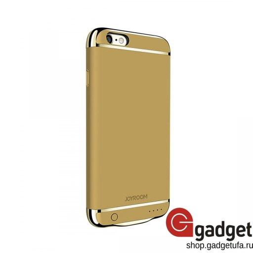 Чехол-аккумулятор JOYROOM для iPhone 6 Plus/6s Plus 3500 mAh золото