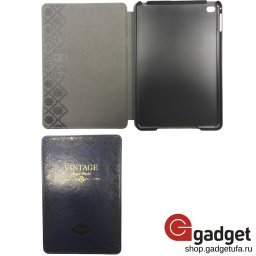 Чехол Mosso для iPad Mini 4 Premium Leather Case "Vintage" Синий купить в Уфе