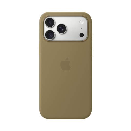 Накладка Apple Silicone Case MagSafe для iPhone 18 Pro Max Olive MK924