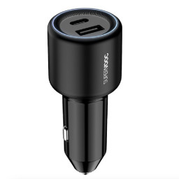 Автомобильное зарядное устройство Oppo Supervooc 80W 1USB/1USB-C черное фото купить уфа