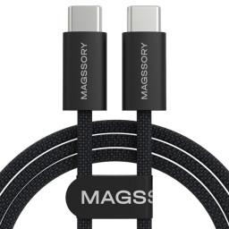 Кабель Magssory Line C 60W 2.4m USB-C Cable black фото купить уфа