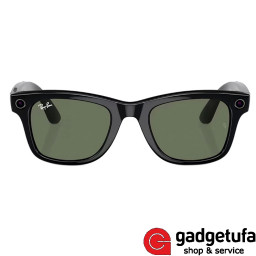 Умные очки Ray-Ban Smart Glasses Wayfarer RW4006 Shiny Black/Green фото купить уфа