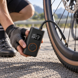 Портативный насос QiCycle Portable Electric Tyre Inflator N2 фото купить уфа