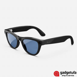 Умные очки Ray-Ban Smart Glasses Skyler RW4010 Shiny Black/Transitions Cerulean Blue фото купить уфа