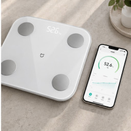 Умные весы Mijia Body Fat Scale S400 MJTZC01YM голубые фото купить уфа