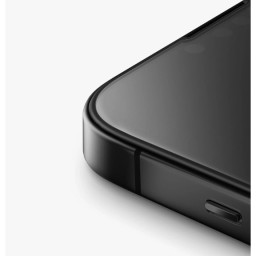 Защитное стекло Uniq для iPhone 16 Pro Max OPTIX Matte Clear/Black (+installer) фото купить уфа