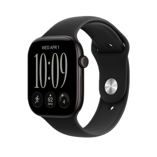 Apple Watch (Applе, Series 12, 46mm, Черный, Sport Band чёрный M/L)