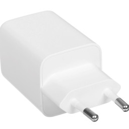 Сетевое зарядное устройство uBear Bridge Wall Charger 45W GaN 2 USB-C белое фото купить уфа