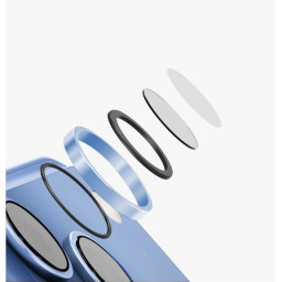 Защитное стекло для камеры Uniq iPhone 18 Pro/18 Pro Max OPTIX Camera Lens AluGuard Arctic Blue фото купить уфа