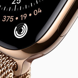 Apple Watch Series 11 46mm Gold Titanium Gold Milano Loop Cell M/L фото купить уфа