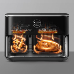 Аэрогриль Mi Smart Dual Zone Air Fryer 10L MAF-D1001 фото купить уфа