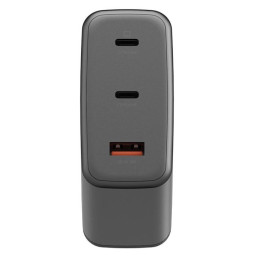 Сетевое зарядное устройство EnergEA AmpCharge Gan100 2USB-C +1USB-A 100W Gunmetal фото купить уфа