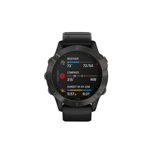 УЦТ Garmin Fenix 6 32mm Solar Sapphire Black Black Band